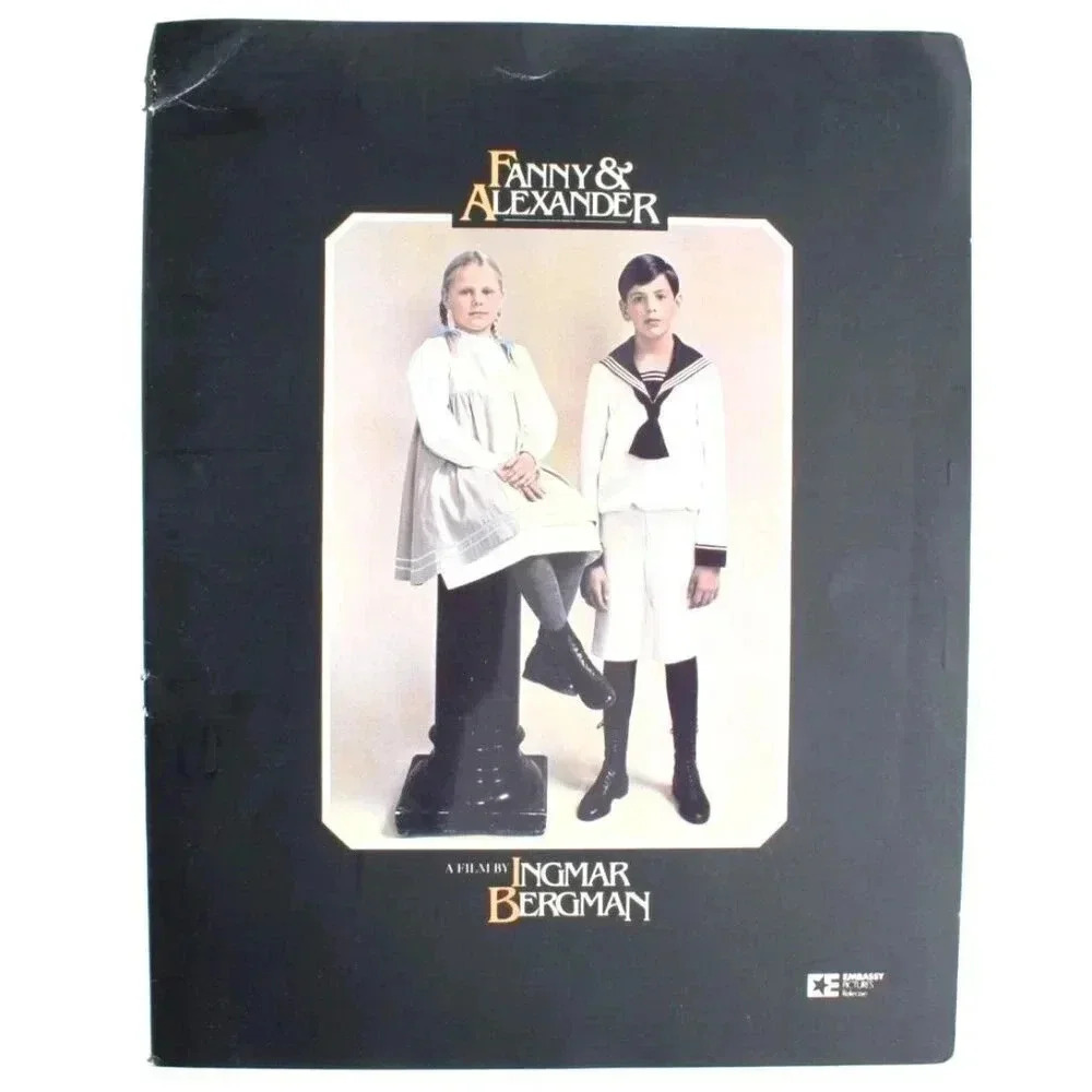 Vtg Fanny & Alexander / Ingmar Bergman Movie Press Screening Brochure Program